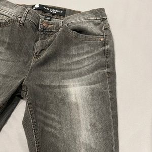 Karl Lagerfeld Paris Women’s Denim Jeans Size 8 Gray Skinny